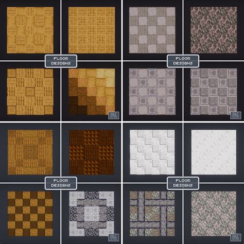 Minecraft Floor Designs Colorful Minecraft Floor Designs