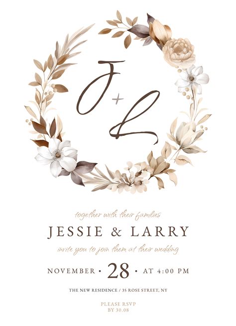 Blank Free Printable Rustic Wedding Invitations - Totally Free Printables