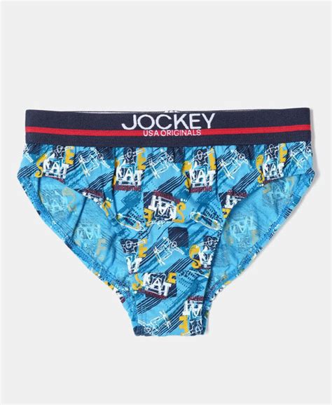 Buy Super Combed Cotton Printed Brief with Ultrasoft Waistband ...