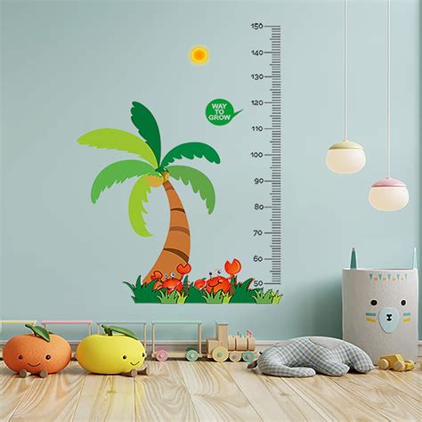 Wallpics® Kids Height Chart Self Adhesive Decorative Wall Sticker ...