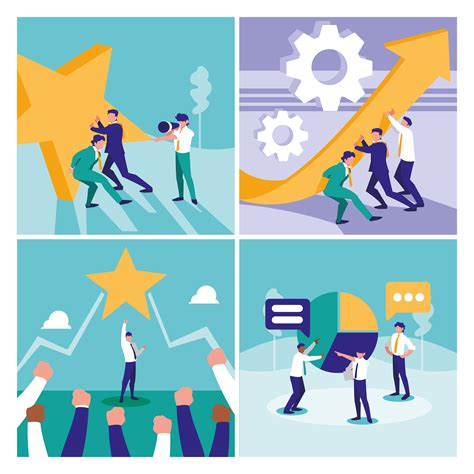 set of teamwork graphics 667570 Vector Art at Vecteezy