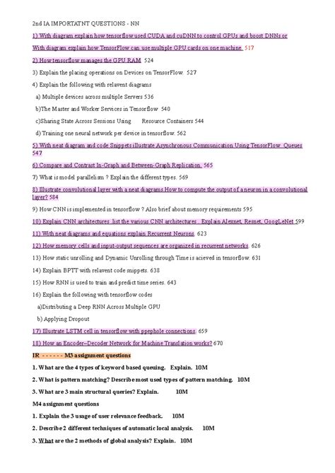 2nd IA Importatnt Questions NN&DL - 2nd IA IMPORTATNT QUESTIONS With ...