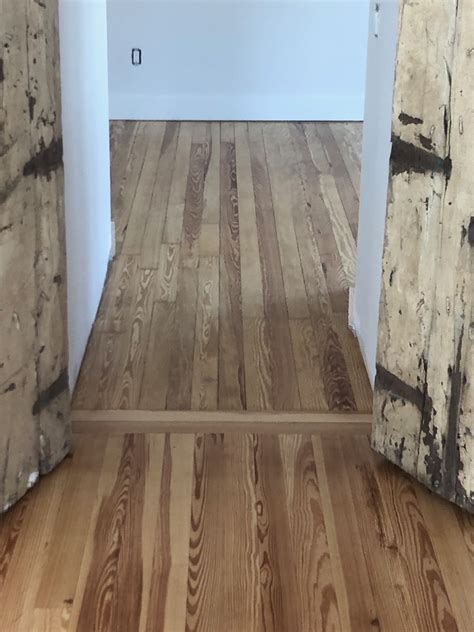 Sand and Finish Heart Pine flooring in Historic St. Augustine