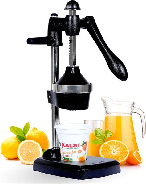 Buy BERG Aluminium Hand Press Citrus Fruit Juicer, Cold Press Juicer ...
