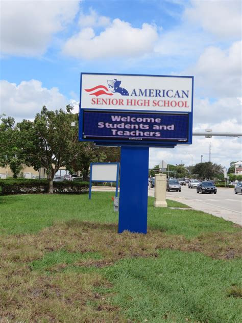 American Senior High School | Forever Signs INC