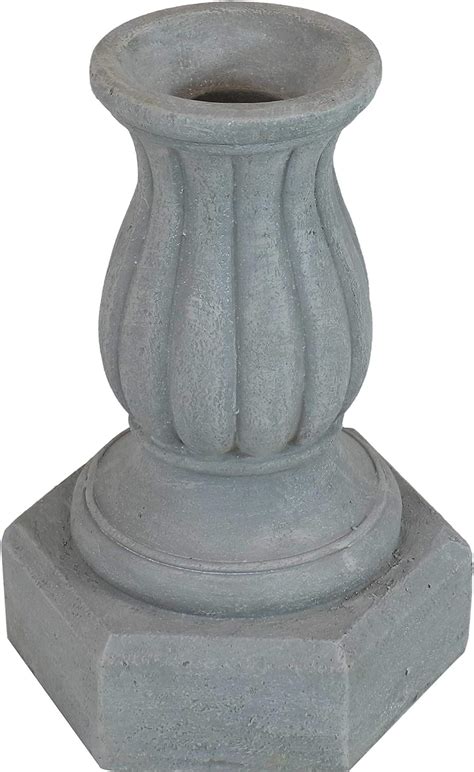 Buy Sunnydaze Contemporary Pillar IndoorOutdoor Gazing Globe Stand ...