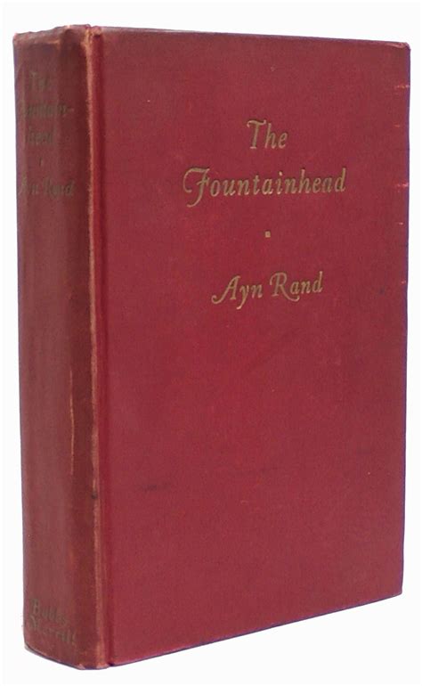 The Fountainhead by Ayn Rand | Hardcover | 1943 | Bobbs Merrill Company | Biblio