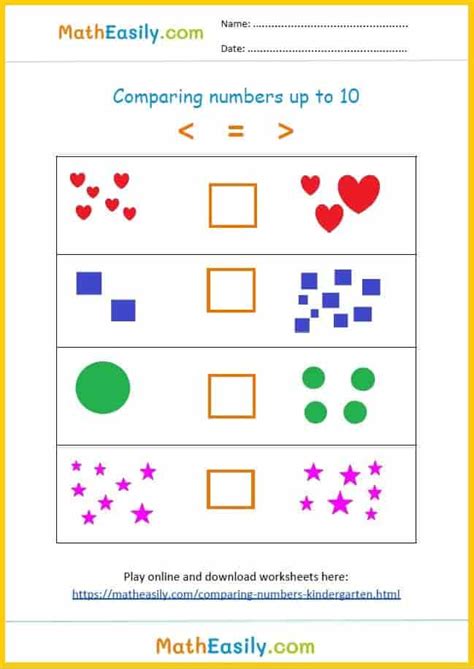 Image result for Comparing Numbers Kids