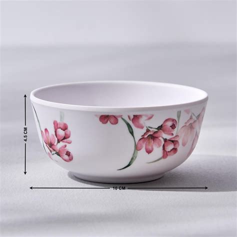 Buy Spinel Set of 4 Melamine Printed Katori - 220ml from Home Centre at ...