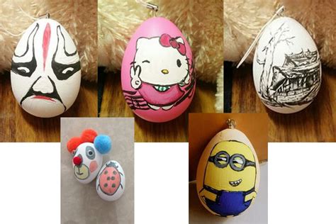 鸡蛋画画可爱图片 幼儿园九种鸡蛋绘画玩法！_华夏智能网