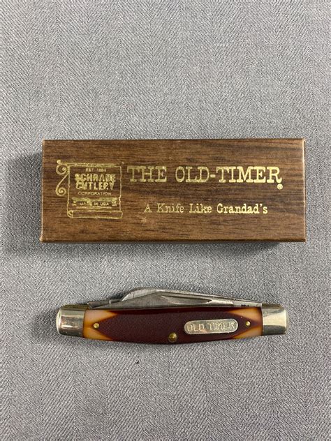 Vintage Old Timer Knife, 3 Blades w/ Original Box