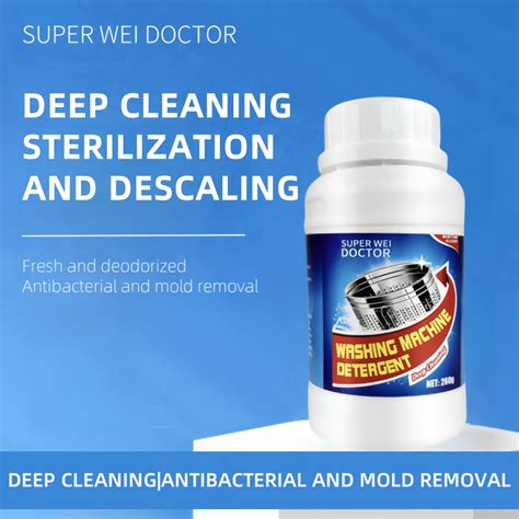 SUPER WEI DOCTOR Limpiador de lavadora - Fuerte descalcificante ...