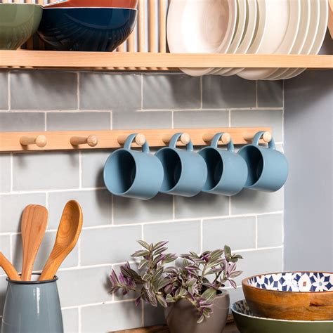 Wooden Kitchen Plate Wall Hanger A Custom Plate Rack For Poplar