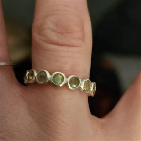 Buy Labradorite Ring, Natural Gemstone, Blue Fire Labradorite Ring ...