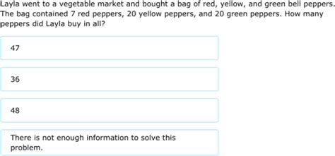 IXL - Word problems with extra or missing information (Class V maths ...
