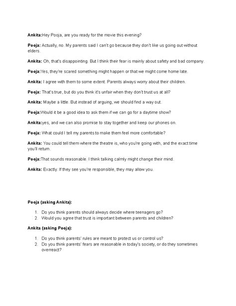 Speaking Skills: Trust and Communication Between Teens and Parents ...