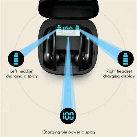 Buy Bluetooth 5.0 Headset TWS Wireless Earbuds Earphones Stereo Ear ...