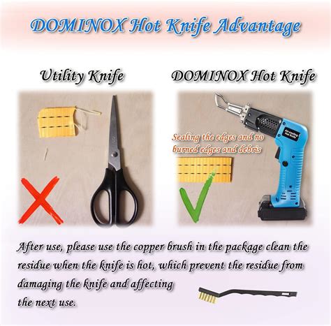 DOMINOX Cordless Electric Hot Knife Fabric Cutter Kit - 18V, India | Ubuy