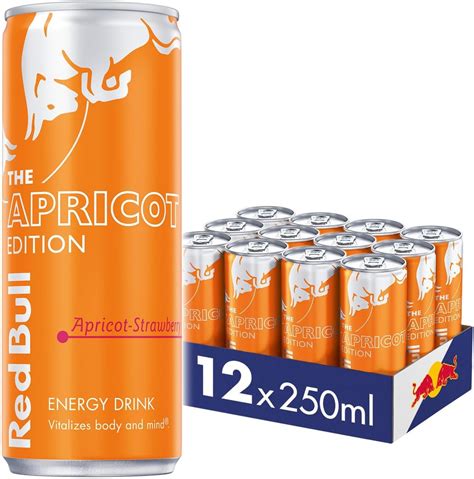Red Bull Energy Drink Apricot Edition 250 ml x12 Philippines | Ubuy