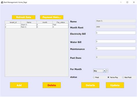 Image result for House Rent Management System Using Java Swing