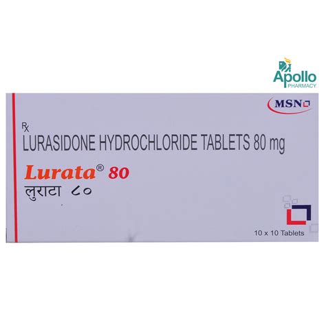 Lurata 80 Tablet 10's Price, Uses, Side Effects, Composition - Apollo ...