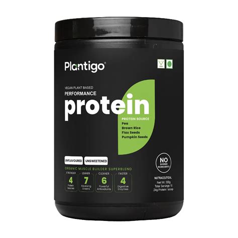 Plantigo Clean Plant Protein Powder | No Preservatives | No Banned ...