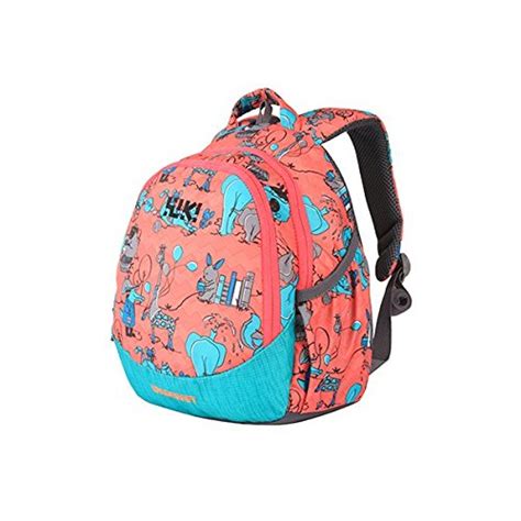 Buy Wildcraft Polyester 14 Ltrs Pink School Backpack (Wiki Zoo 3) at ...