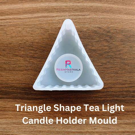 Triangle Shape Tea Light Candle Holder Mould – Resinhastkala Store