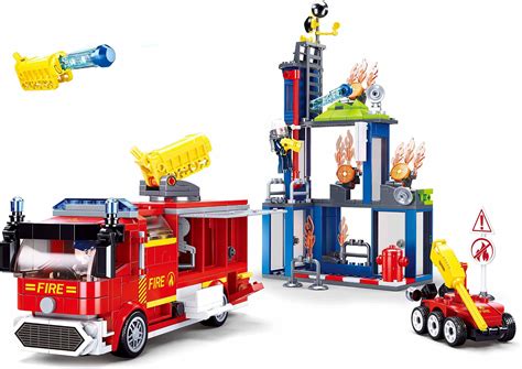 Sluban Fire Fighting Training Center Building Blocks Kit for Kids ...