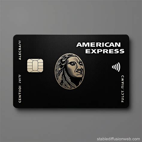 American Express Centurion Black Card Enhanced | Stable Diffusion Online