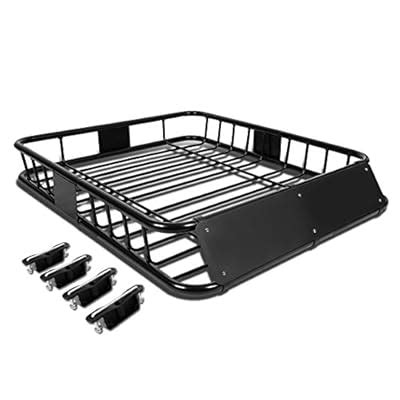 DNAMOTORING DNA MOTORING RRC-T113-BK Roof Rack Top Cargo Basket India ...