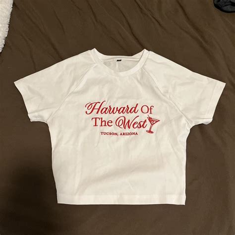 Brand New Harvard of the West baby tee - University... | Depop