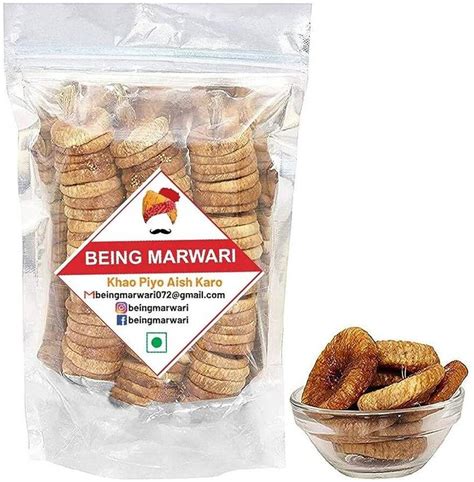 Being Marwari Anjeer Dry Fruits | Dried Figs- 1Kg Figs Price in India ...