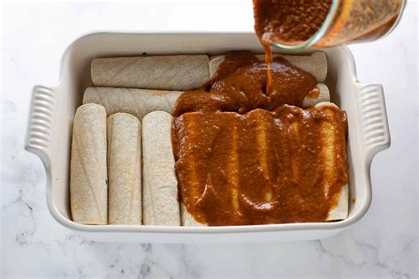 Gluten-Free Enchiladas | Chicken Red Sauce | Meaningful Eats