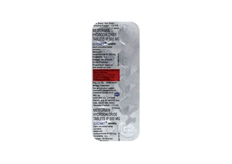Glycomet 500MG Tablet : Uses, Dosage, Side Effects & Precautions