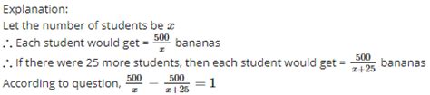 500 bananas were divided equally among a certain number of students. If ...