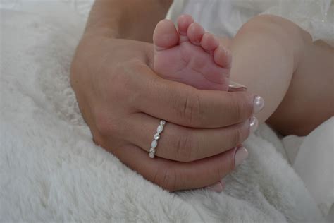 Infinity, Birth Color | Breast Milk Rings, Solid Gold Breast Milk ...