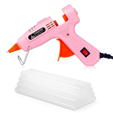 Amazon.com: Glue Gun, Mini Hot Glue Gun Kit with 20 Glue Sticks, Hot ...