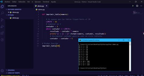 Ciclo While En Python 的图像结果