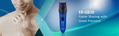 Panasonic ER-GB30-A44B Battery Operated Trimmer with 8 length Settings ...