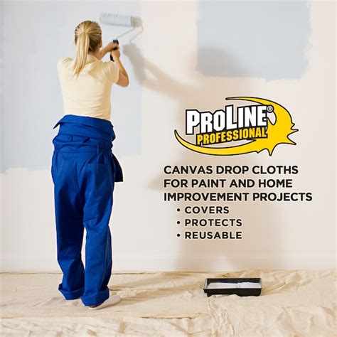 ProLine 10OZ 1 Mil Canvas 10-oz 6-ft x 9-ft Drop Cloth K-CD69-10P at ...