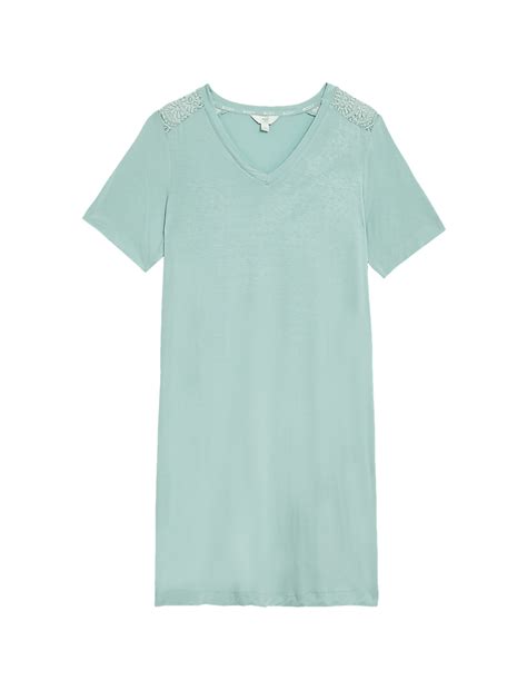 Buy Body Soft™ Lace Trim Nightdress at Marks & Spencer