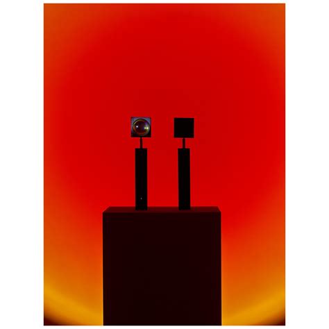 'Halo Evo 2' Sunset Red Floor Lamp/ Color Projector by Mandalaki Studio ...