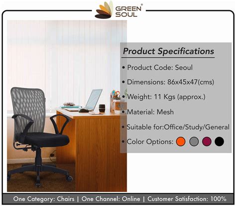 Buy Renewed Seoul Basic Chair Online | GreenSoul