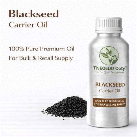Black Seed Carrier Oil - 100% Pure | Cold Pressed | Hair Growth, Skin ...