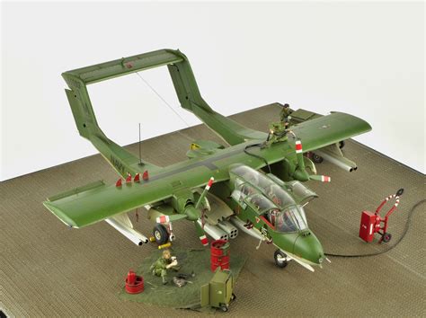 Plastic model of the OV-10A Bronco aircraft
