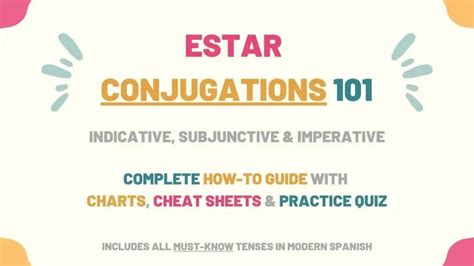 Estar Conjugation 101: Conjugate Estar in Spanish - Tell Me In Spanish