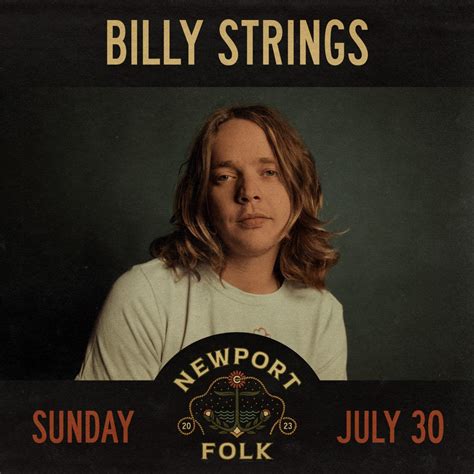 Billy Strings is returning to Newport for Newport Folk Festival - What ...