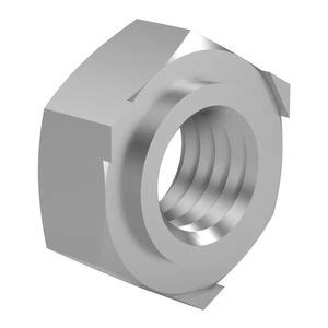 Hexagonal nut - ISO 7040 - Lederer - steel / self-locking
