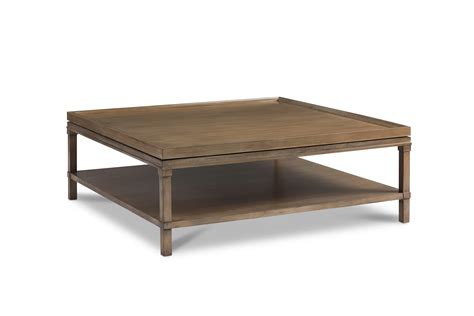 Sherrill Occasional 243-850 Transitional Square Cocktail Table with 1 ...